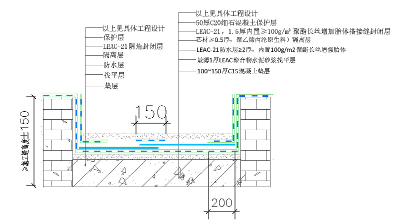 隔離層節(jié)點(diǎn)細(xì)部簡圖